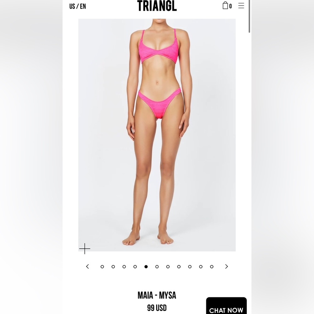 Triangl Maia - Mysa top size M